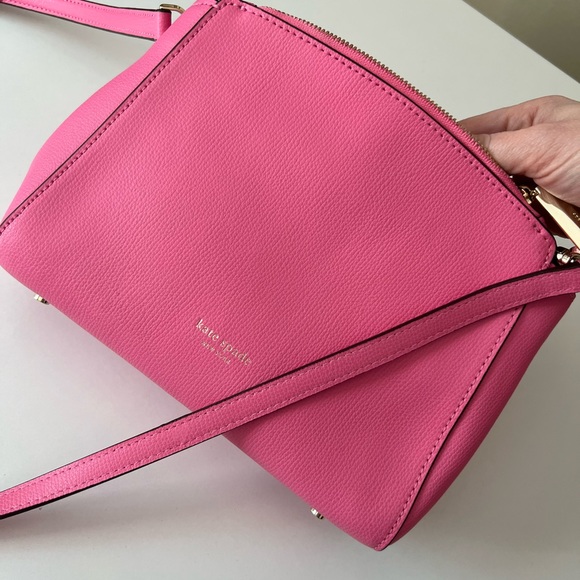 Kate Spade - Fuchsia Crossbody with Side Snaps - BRAND NEW